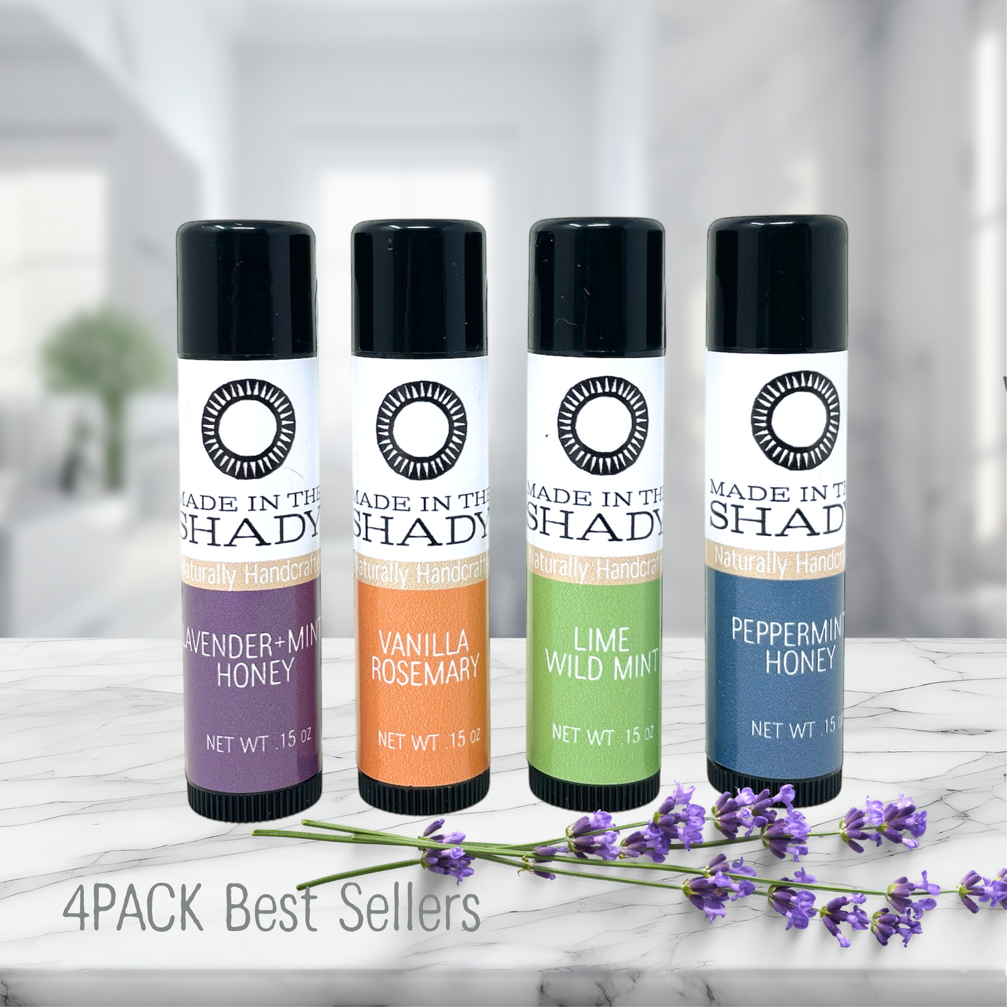 Organic Lip Balm Singles • Goodbye Dry, Chapped Lips • (Free Shipping w/ $25 Purchase)