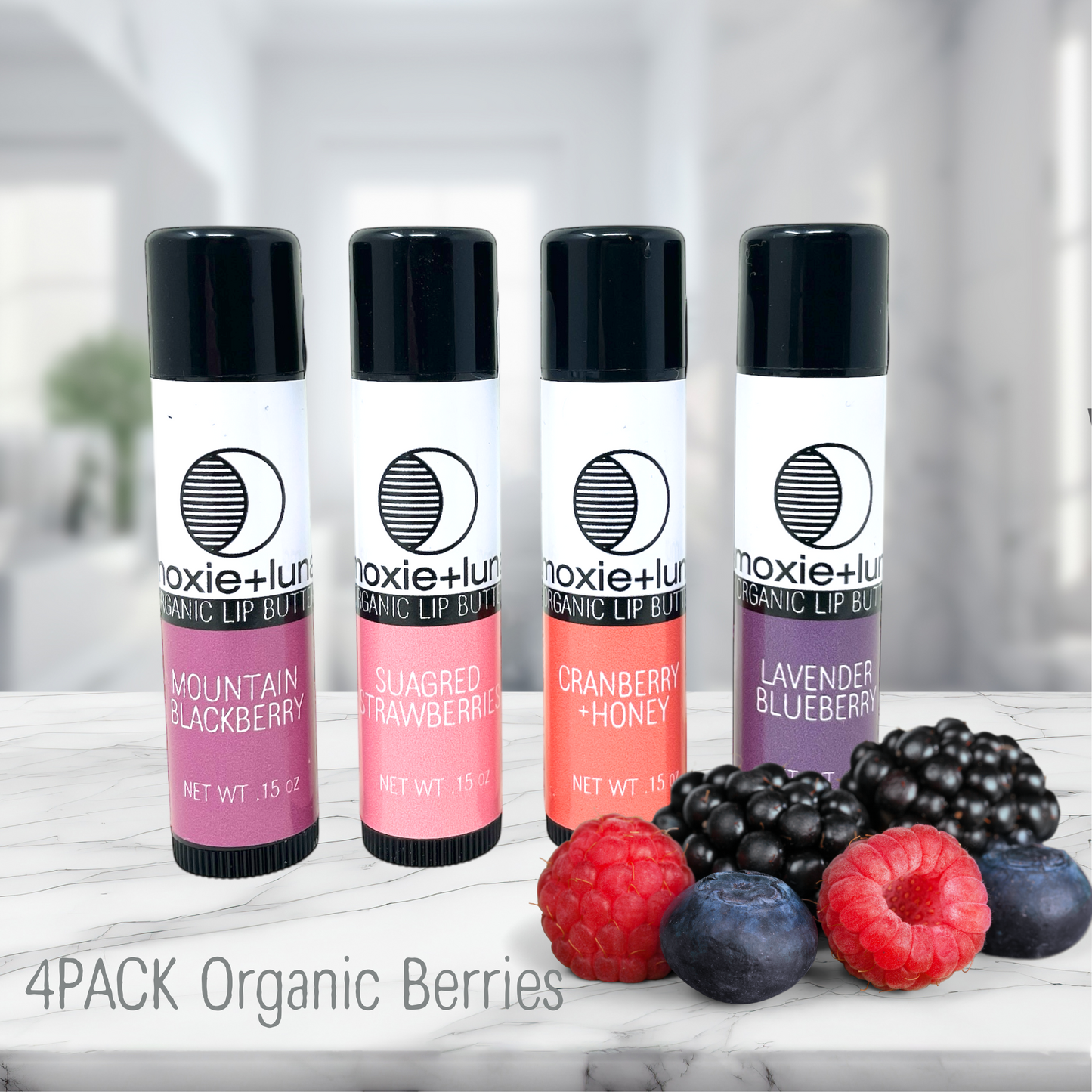 Organic Lip Balm Singles • Goodbye Dry, Chapped Lips • (Free Shipping w/ $25 Purchase)