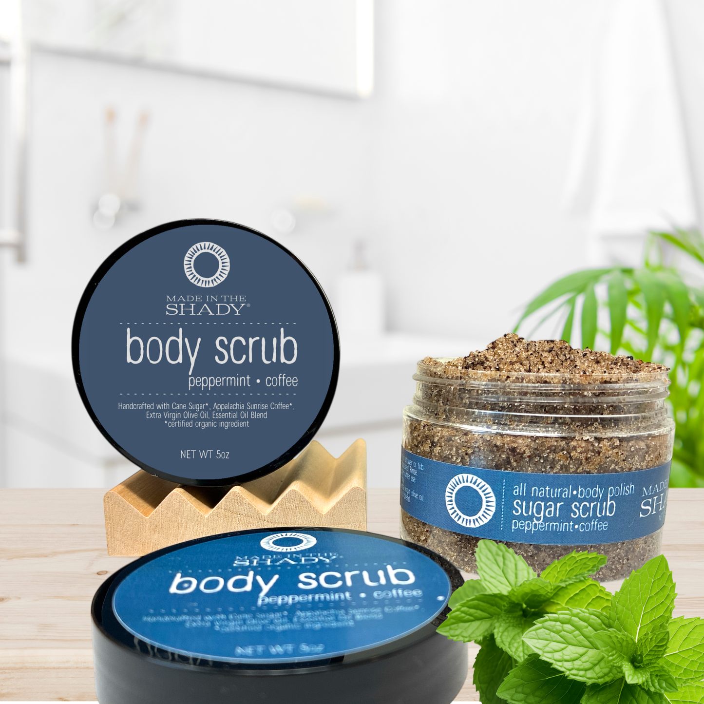 Organic Sugar Body Scrub – Handmade Natural Exfoliator • 4 Scents to choose from