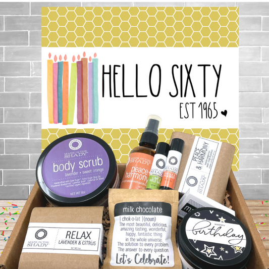 60th Ultimate Birthday Gift Self Care Package (9PC)