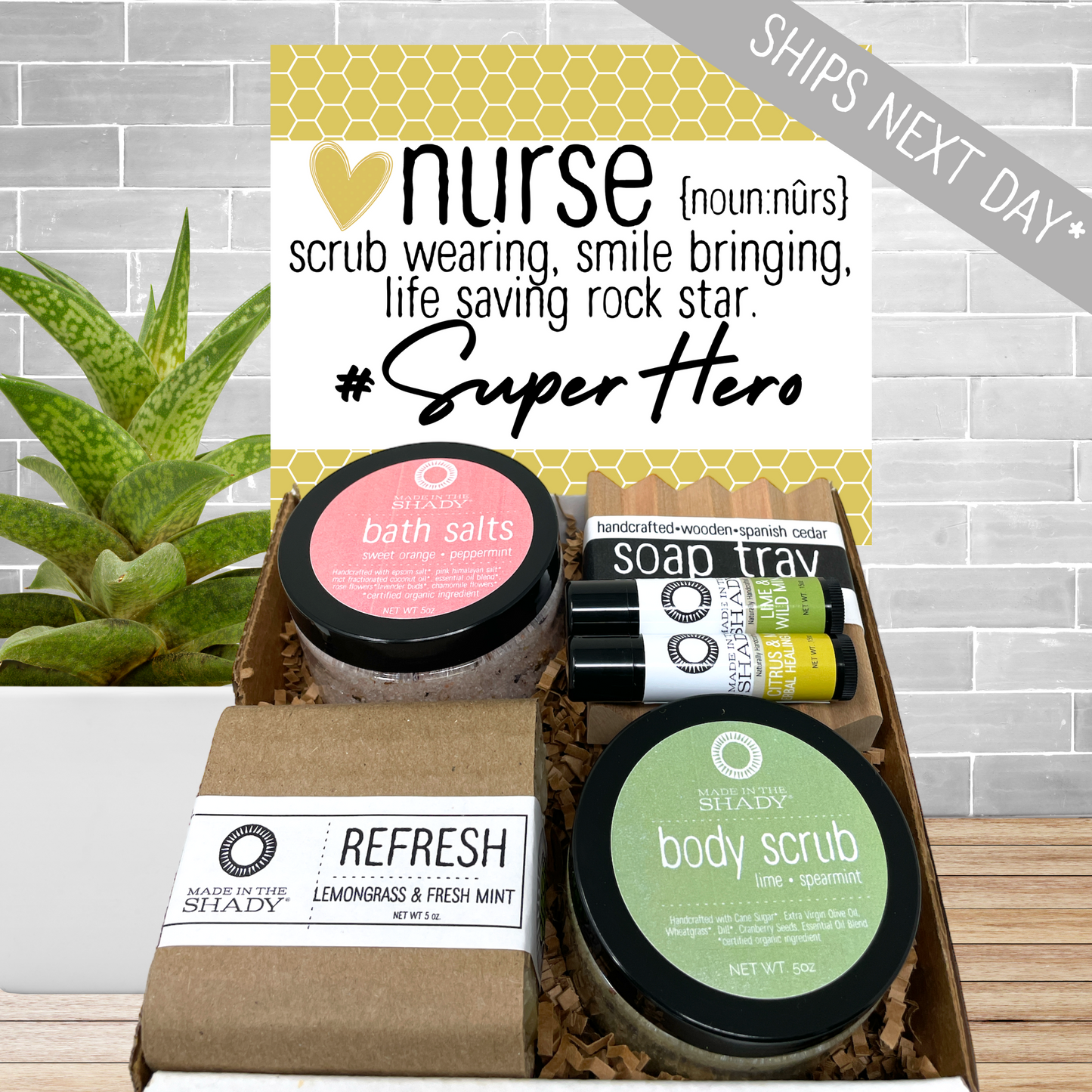 Nurse Survival Kit: Relaxation and Appreciation Gift Box (6pc)