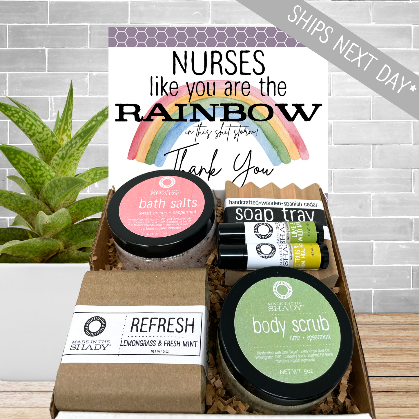 Nurse Survival Kit: Relaxation and Appreciation Gift Box (6pc)