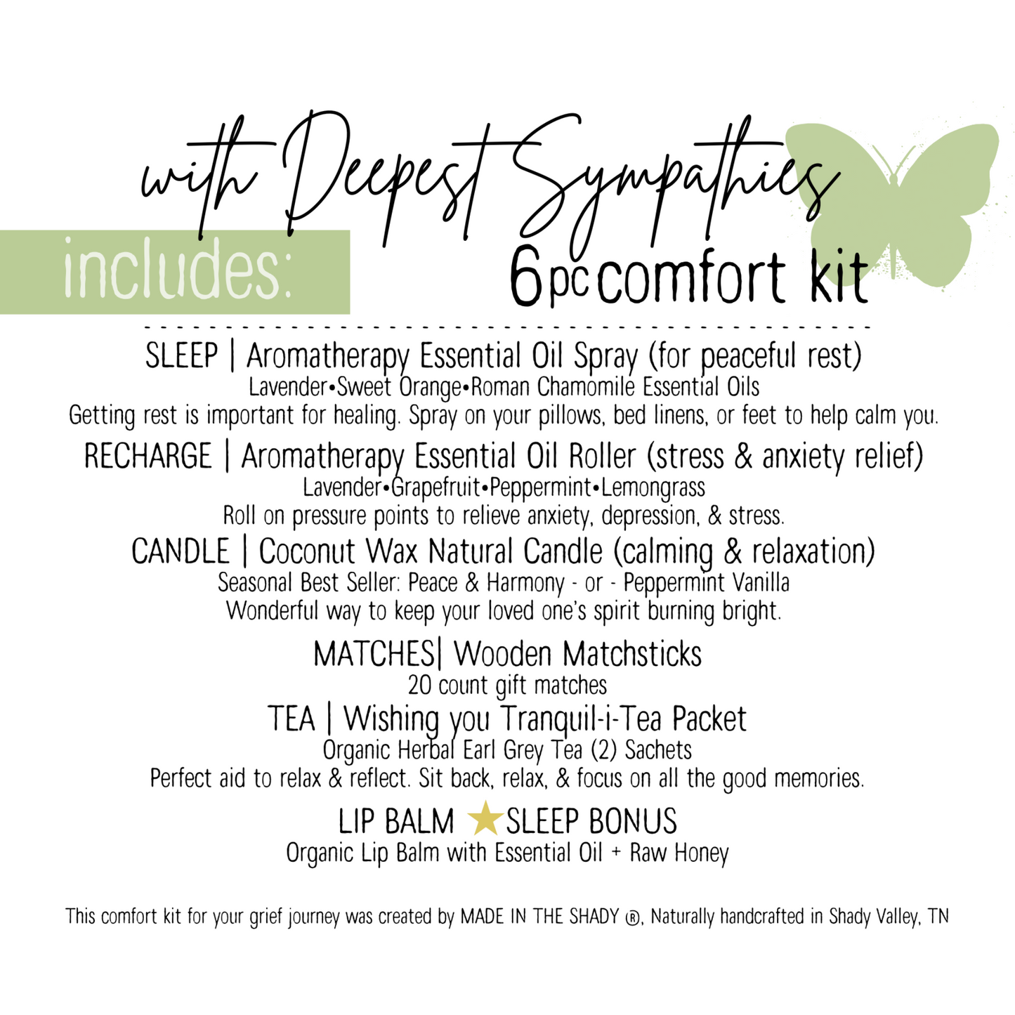 Sympathy Care Package (6PC)