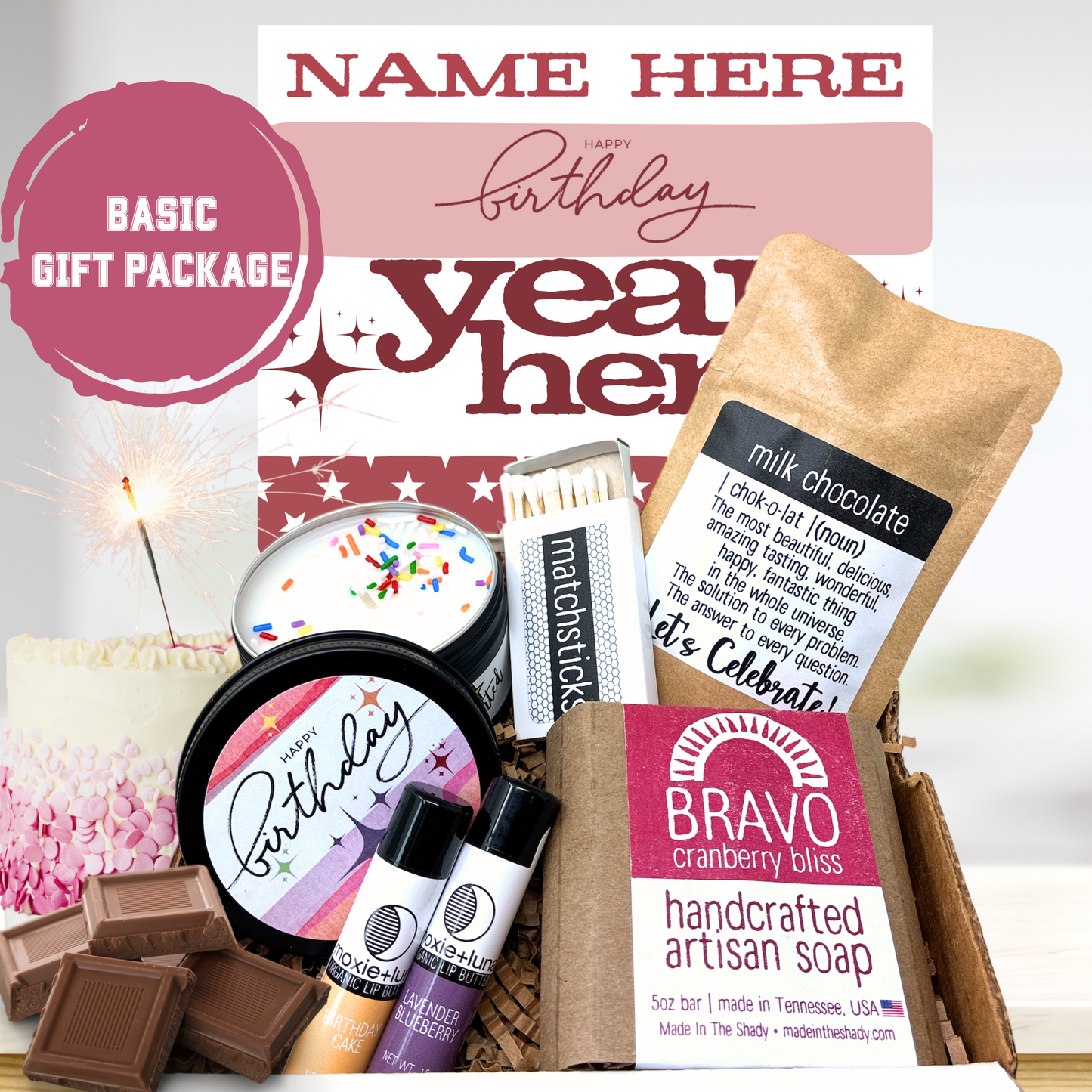 Personalized 14th Birthday Gift Box for Teen Girls – Care Package