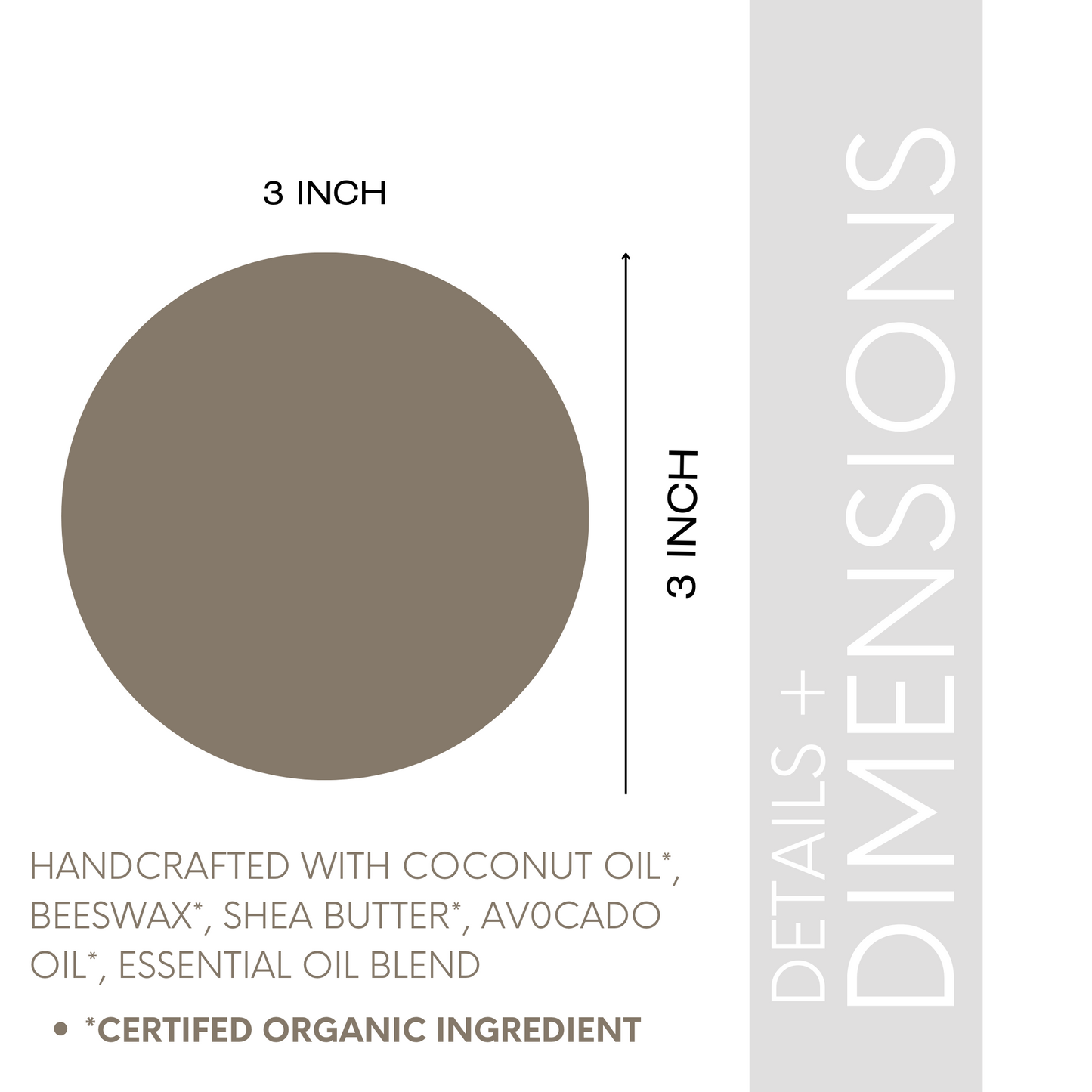 Natural Beard Balm • Strong & Bright (3oz)