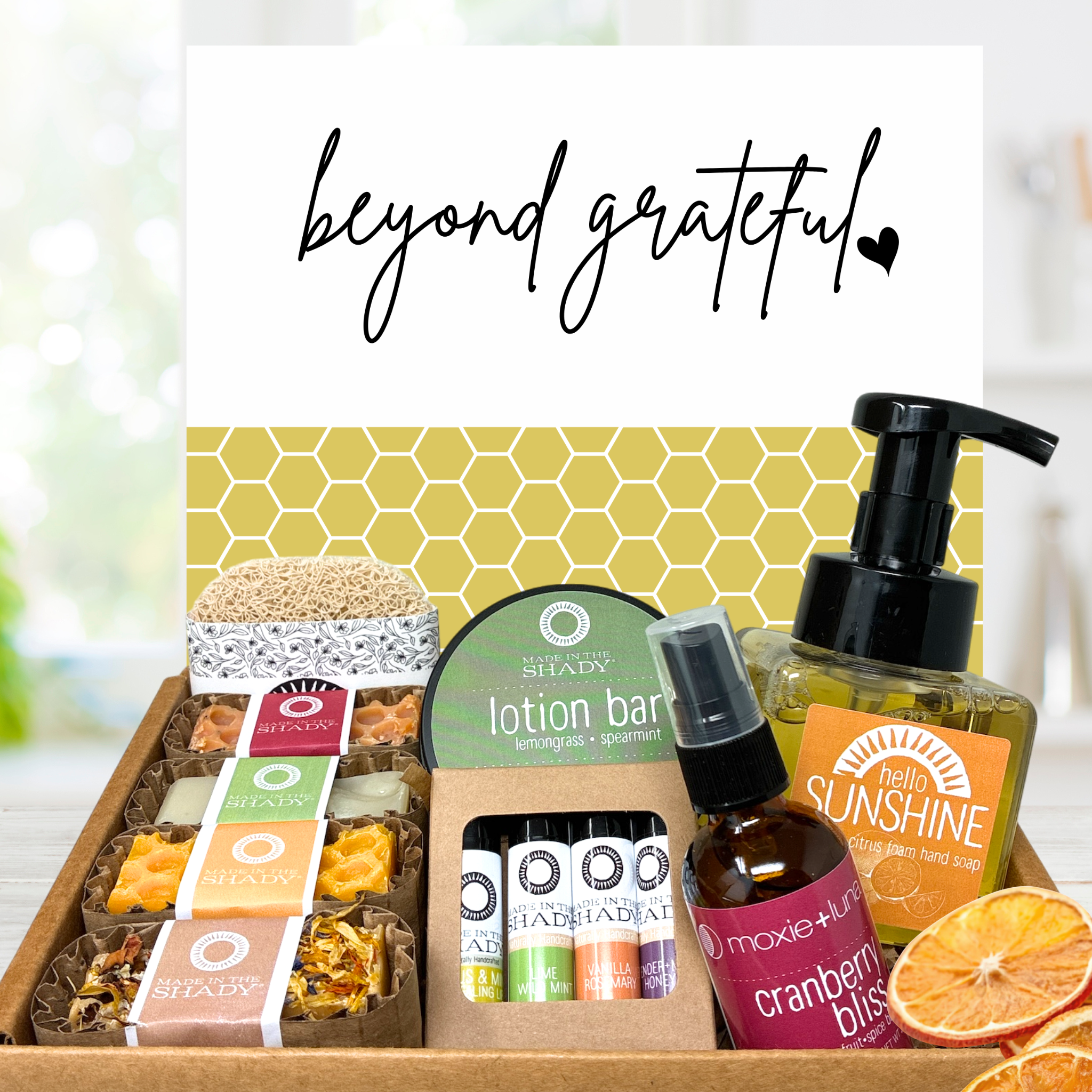 Beyond Grateful Natural Care Package | Handcrafted Thank You Gift