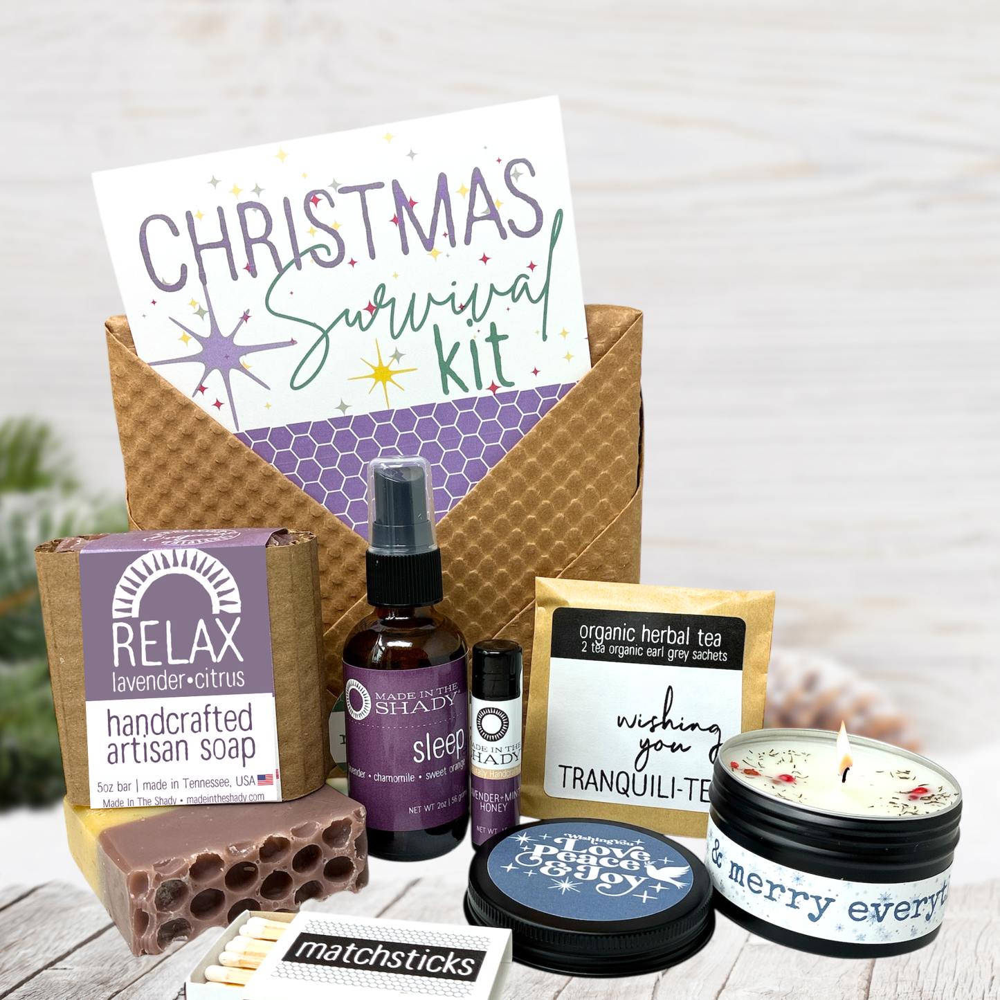 Christmas Survival Kit Care Package – Gift Ready + Free Shipping
