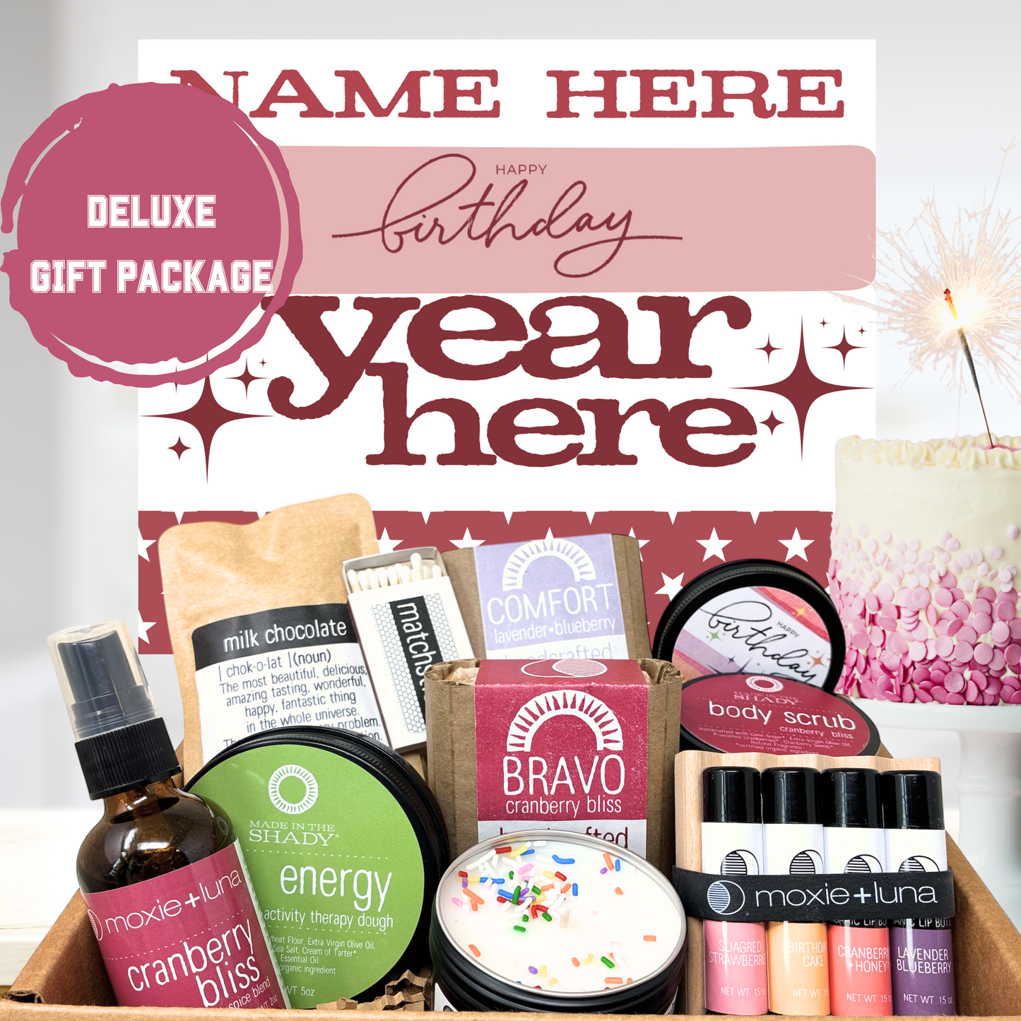 Personalized 14th Birthday Gift Box for Teen Girls – Care Package