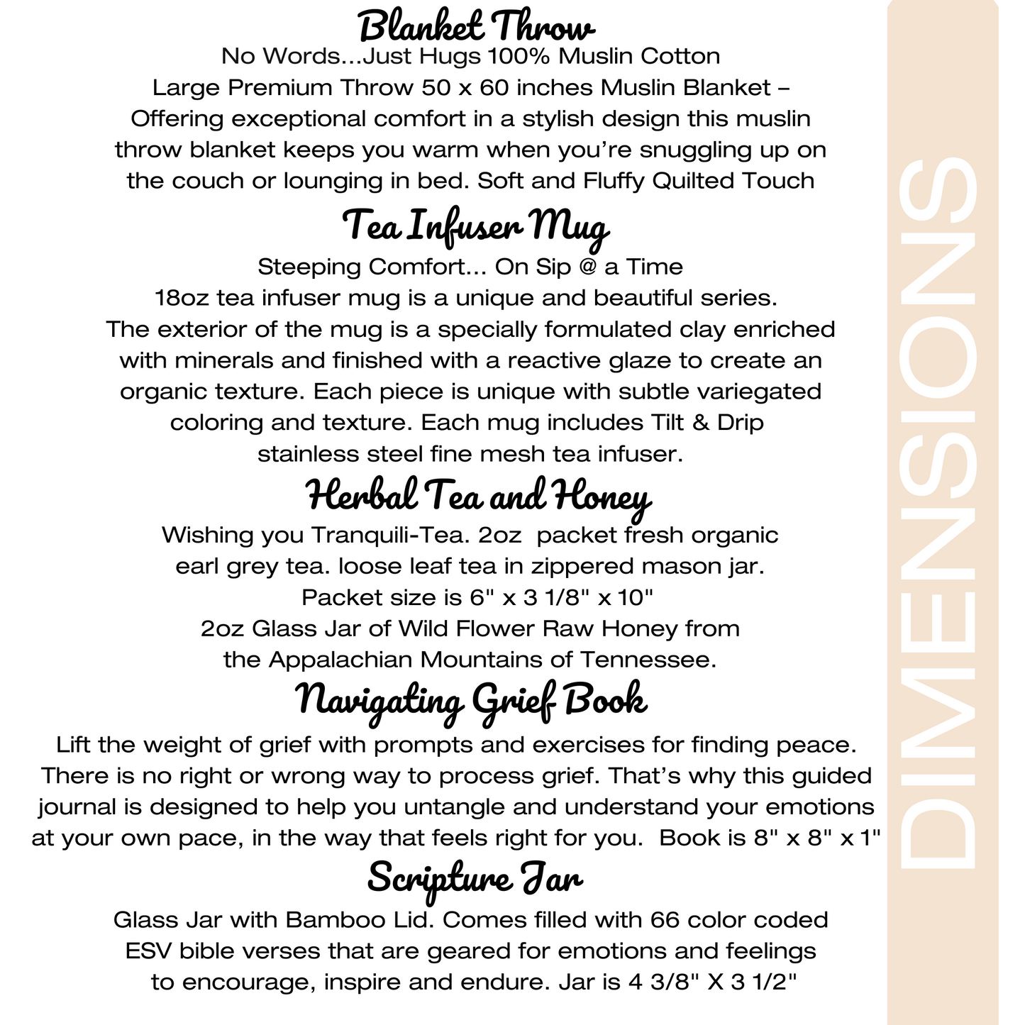 Comfort Care Package • The Ultimate Self-Care and Relaxation Gift Set • No Words...Just Hugs