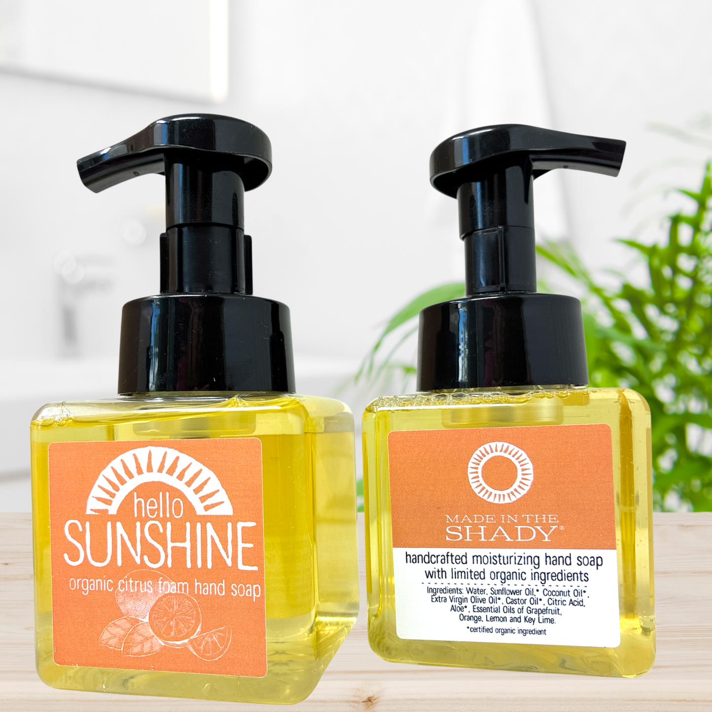 Organic Foaming Hand Soap | Citrus -or- Lavender | Natural, Gentle & Non-Toxic (8.5oz)