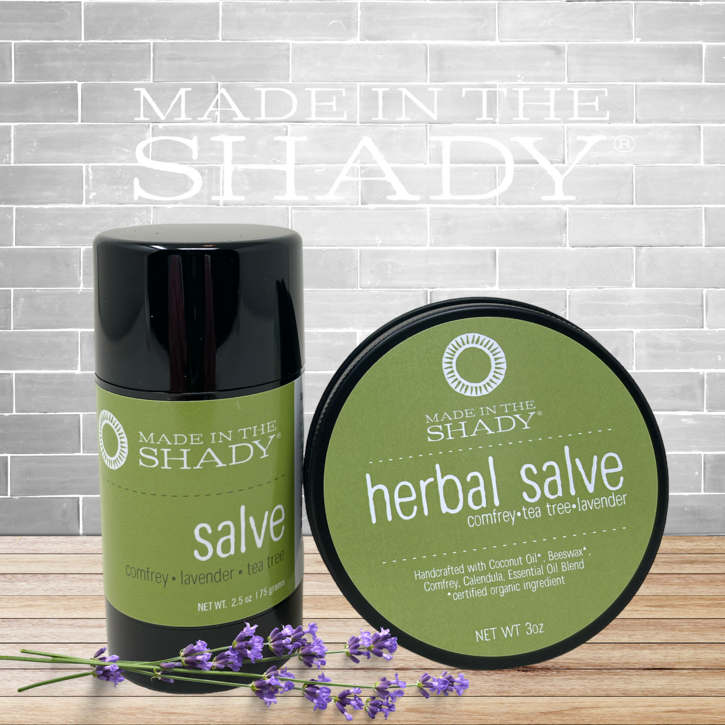 Herbal Healing Salve: Comfrey•Tea Tree•Lavender