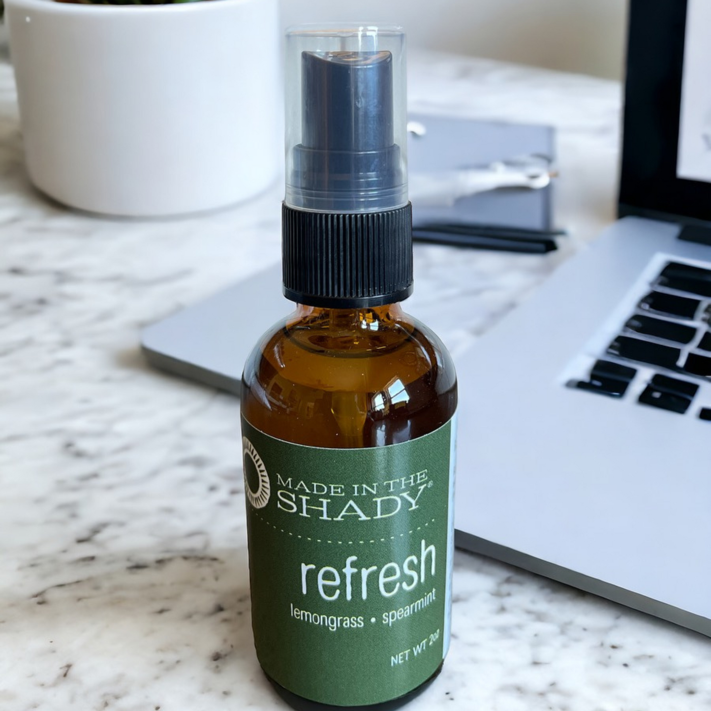REFRESH Lemongrass•Spearmint•Stress and Anxiety Relief •Linen, Room and Body Spray (Pick Size)