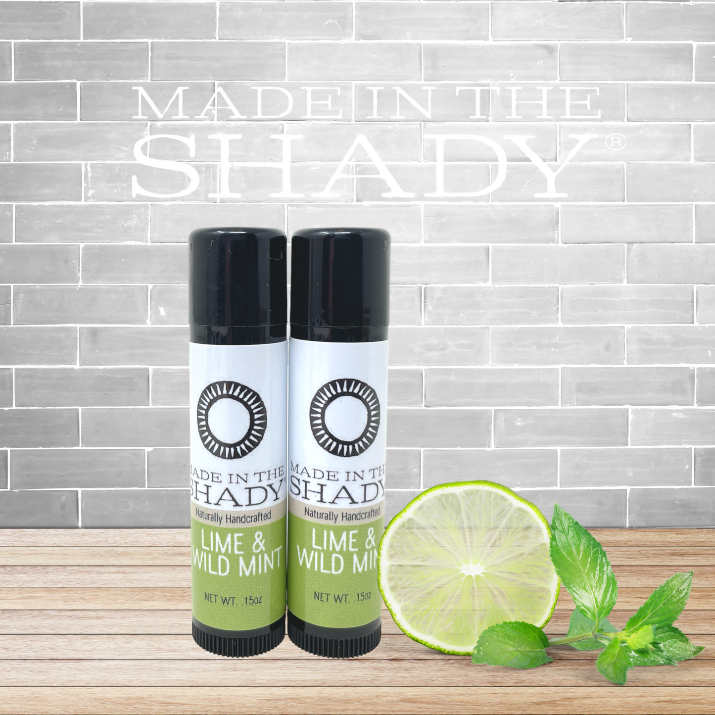 Lime Mint Mojito Organic Lip Balm: 2 Pack