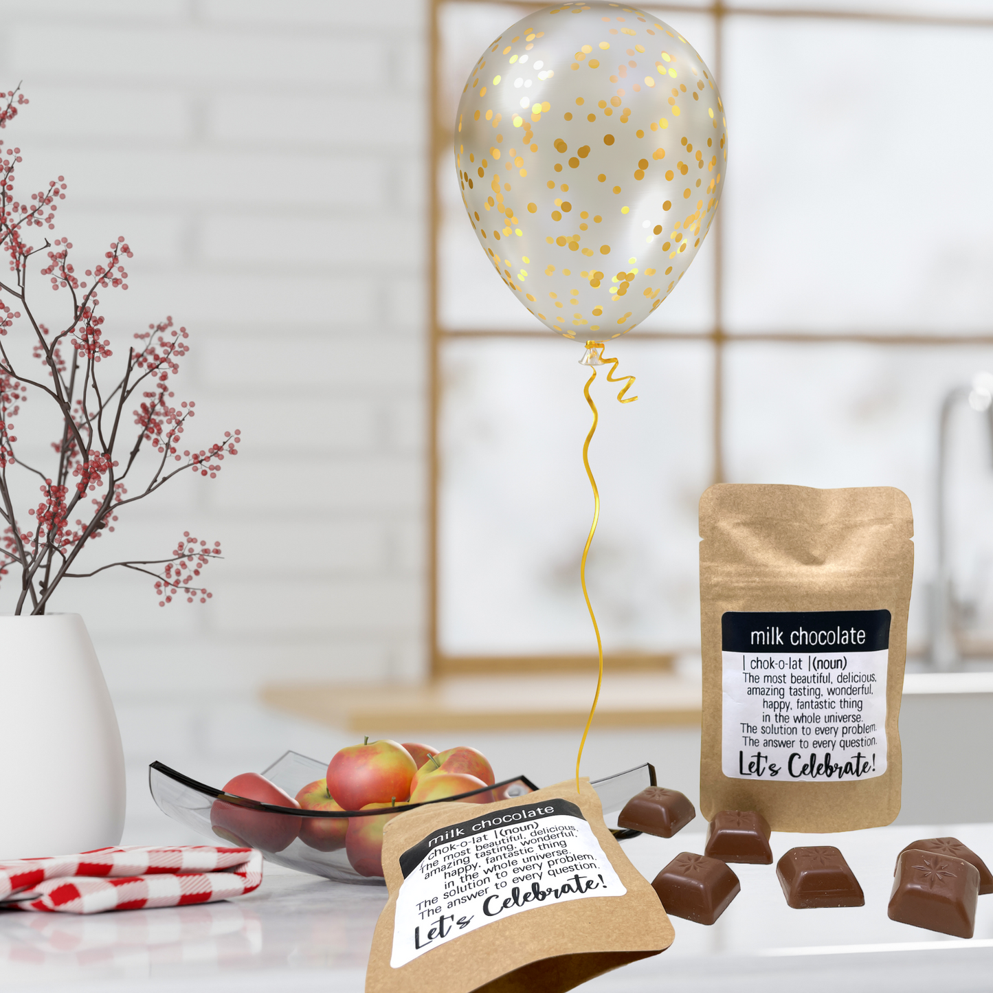 Let' Celebrate Definition Milk Chocolate Treat Packet (6 pieces)