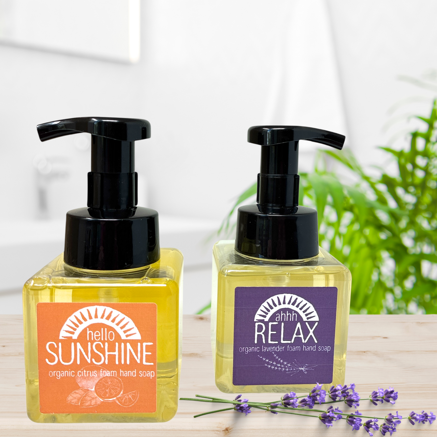 Organic Foaming Hand Soap | Citrus -or- Lavender | Natural, Gentle & Non-Toxic (8.5oz)