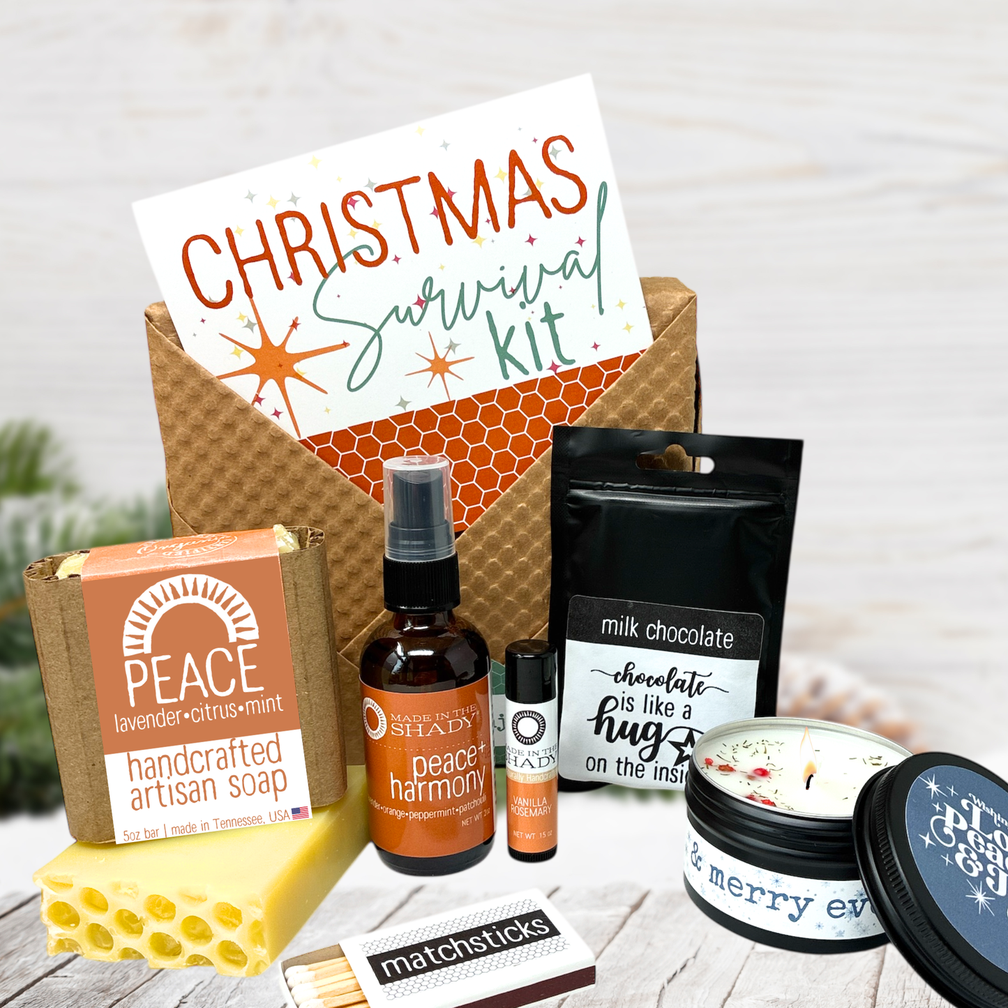 Christmas Survival Kit Care Package – Gift Ready + Free Shipping