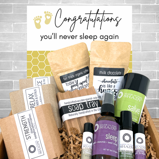 New Parent Care Package Sleep & Caffeine Kit (11PC)