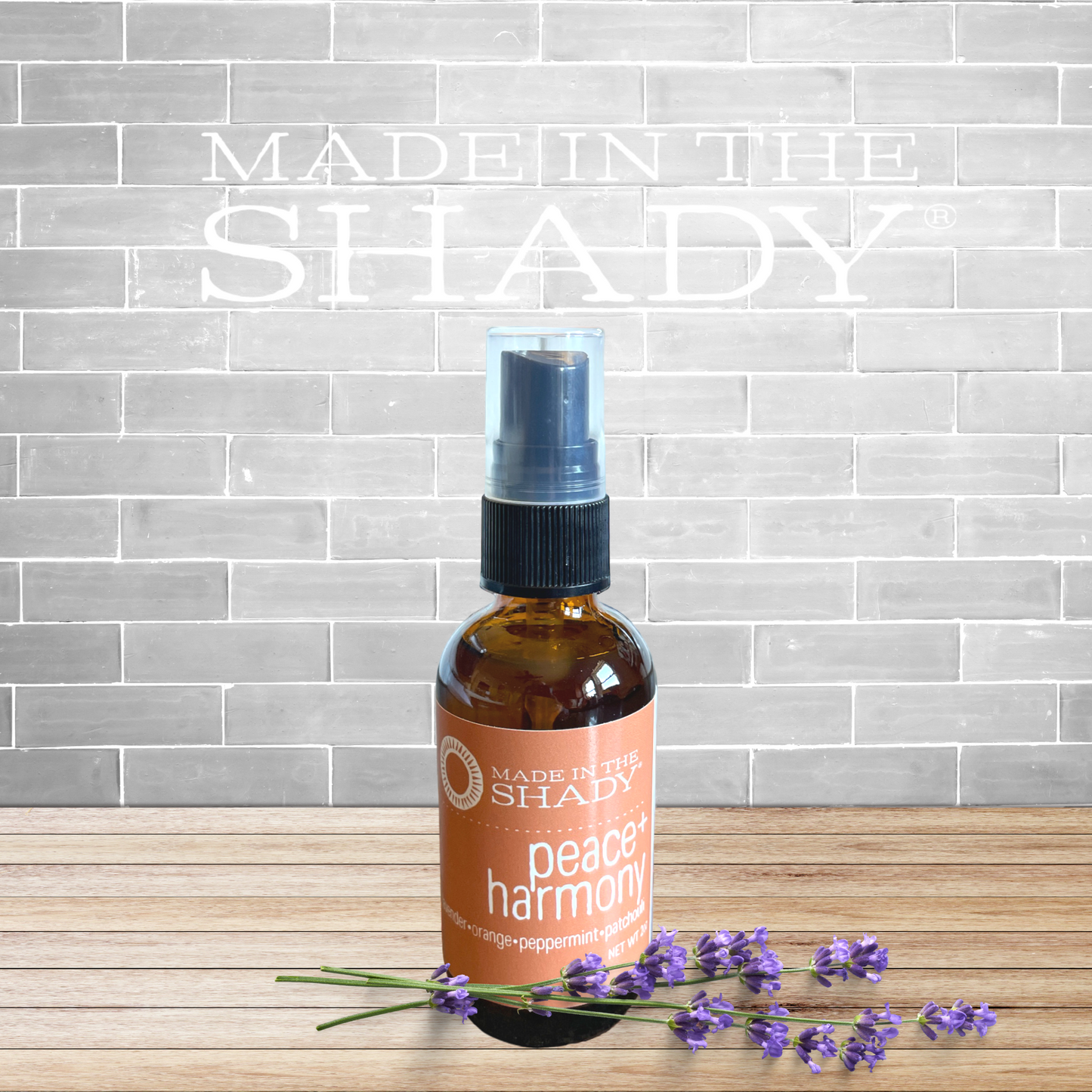 Peace & Harmony Body Perfume Spray – Lavender, Sweet Orange, Peppermint & Patchouli • Aromatherapy Linen & Room Mist • Body Safe, Chemical-Free(2oz)