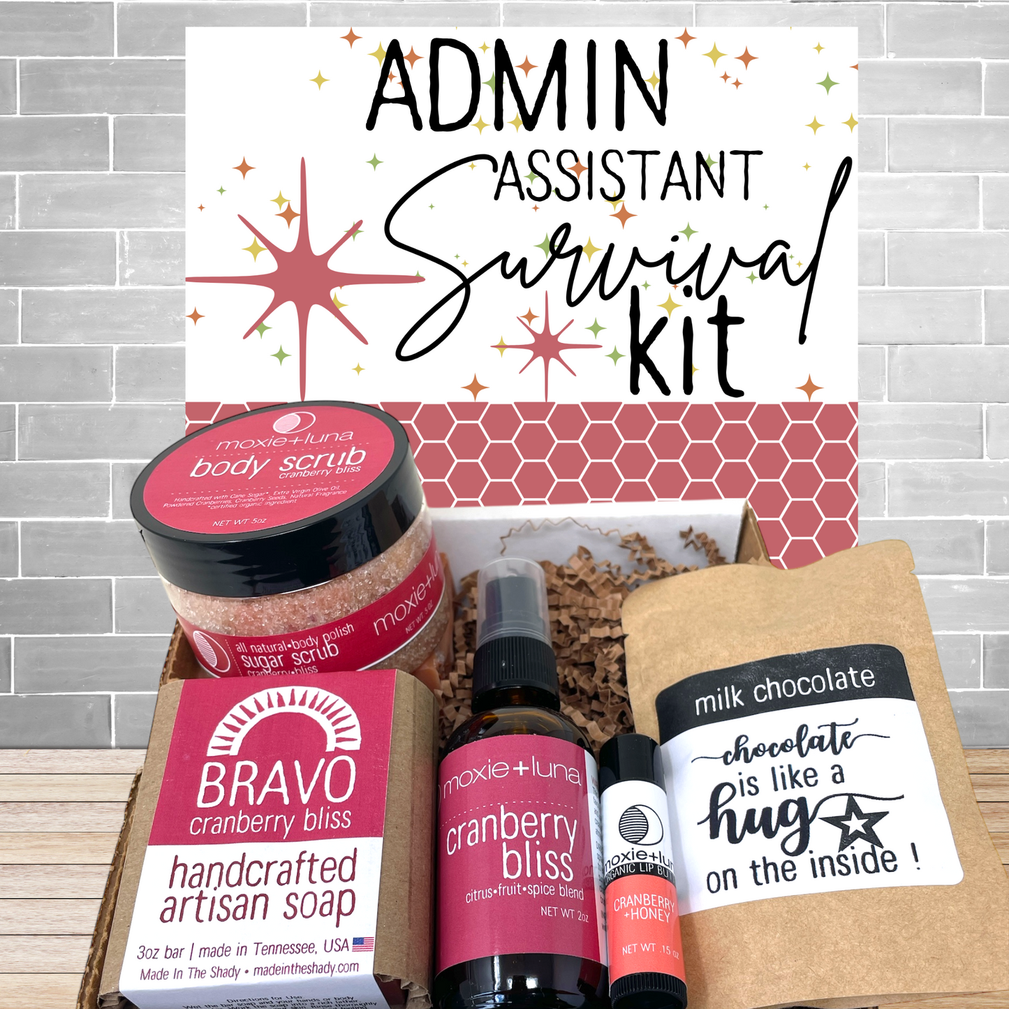 Admin Assistant Pamper Gift – Appreciation, Retirement, or Admin Week • WRAPPED