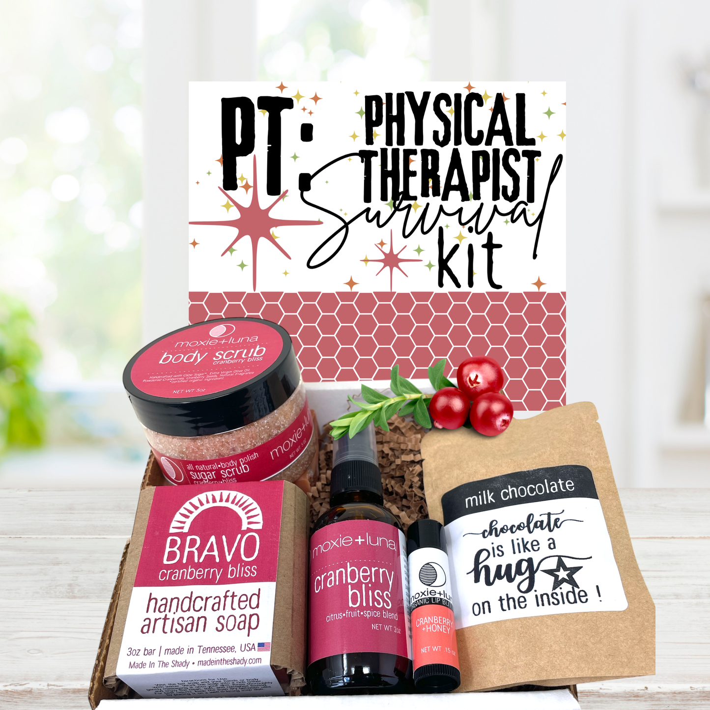 Physical Therapist Survival Kit - Gift Wrapped (5PC)