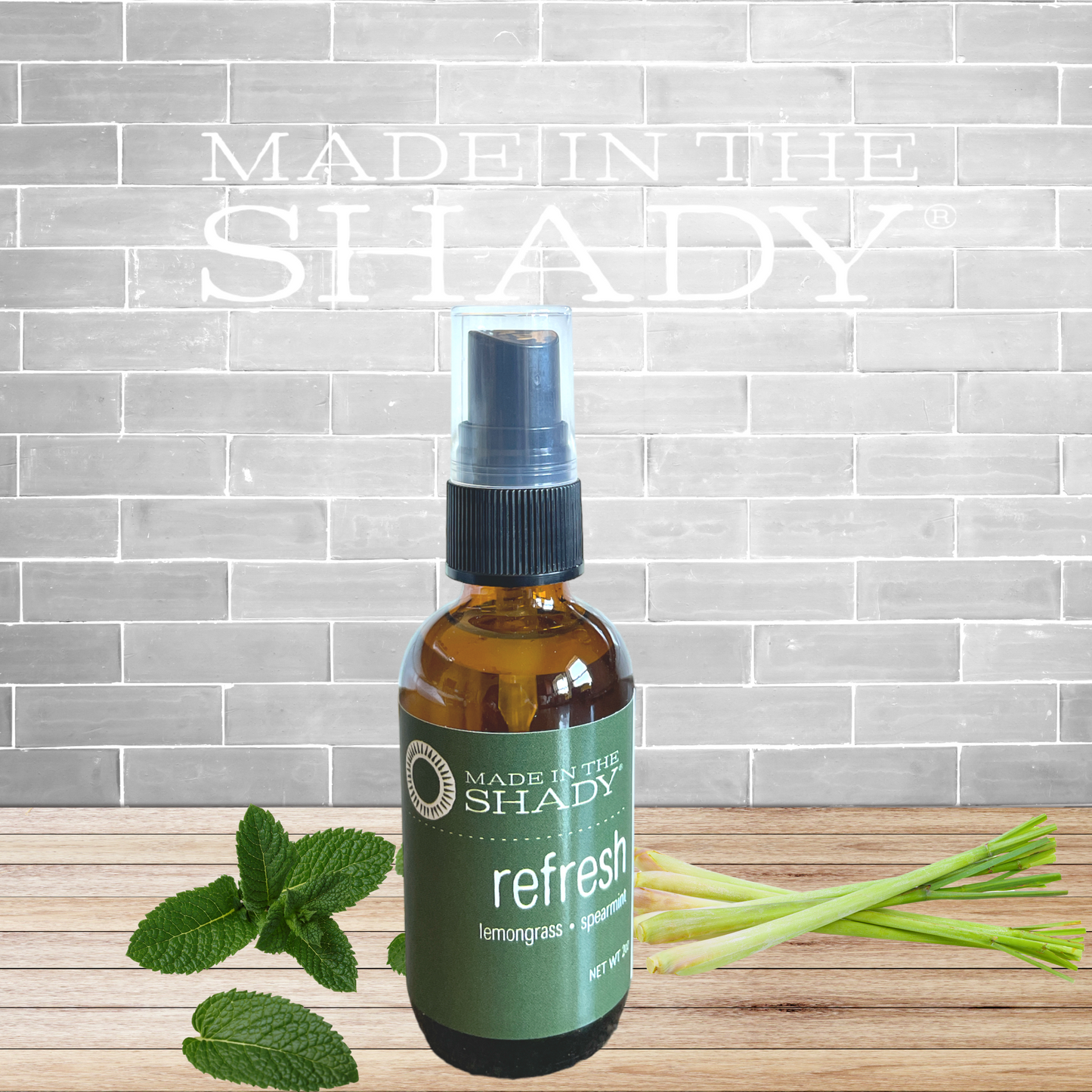 REFRESH Lemongrass•Spearmint•Stress and Anxiety Relief •Linen, Room and Body Spray (Pick Size)