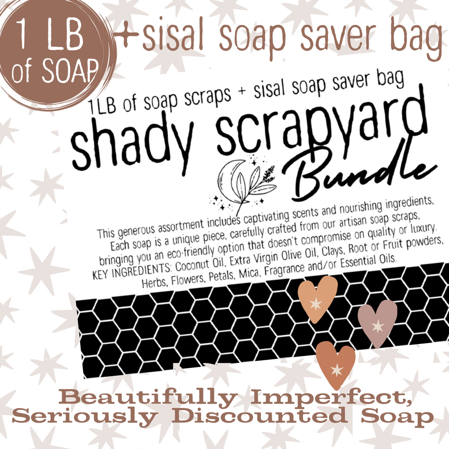 1LB of Soap • Shady Scrapyard Box • Zero Waste • Delightfully Discounted