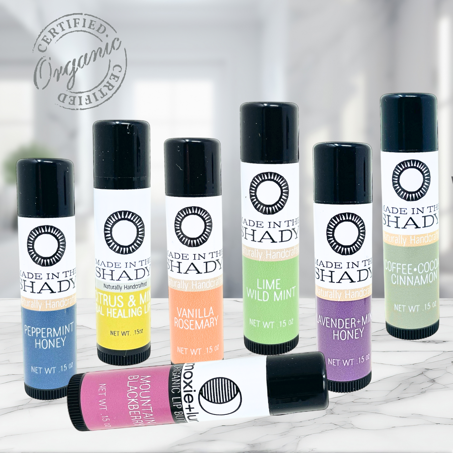 Organic Lip Balm Singles • Goodbye Dry, Chapped Lips • (Free Shipping w/ $25 Purchase)