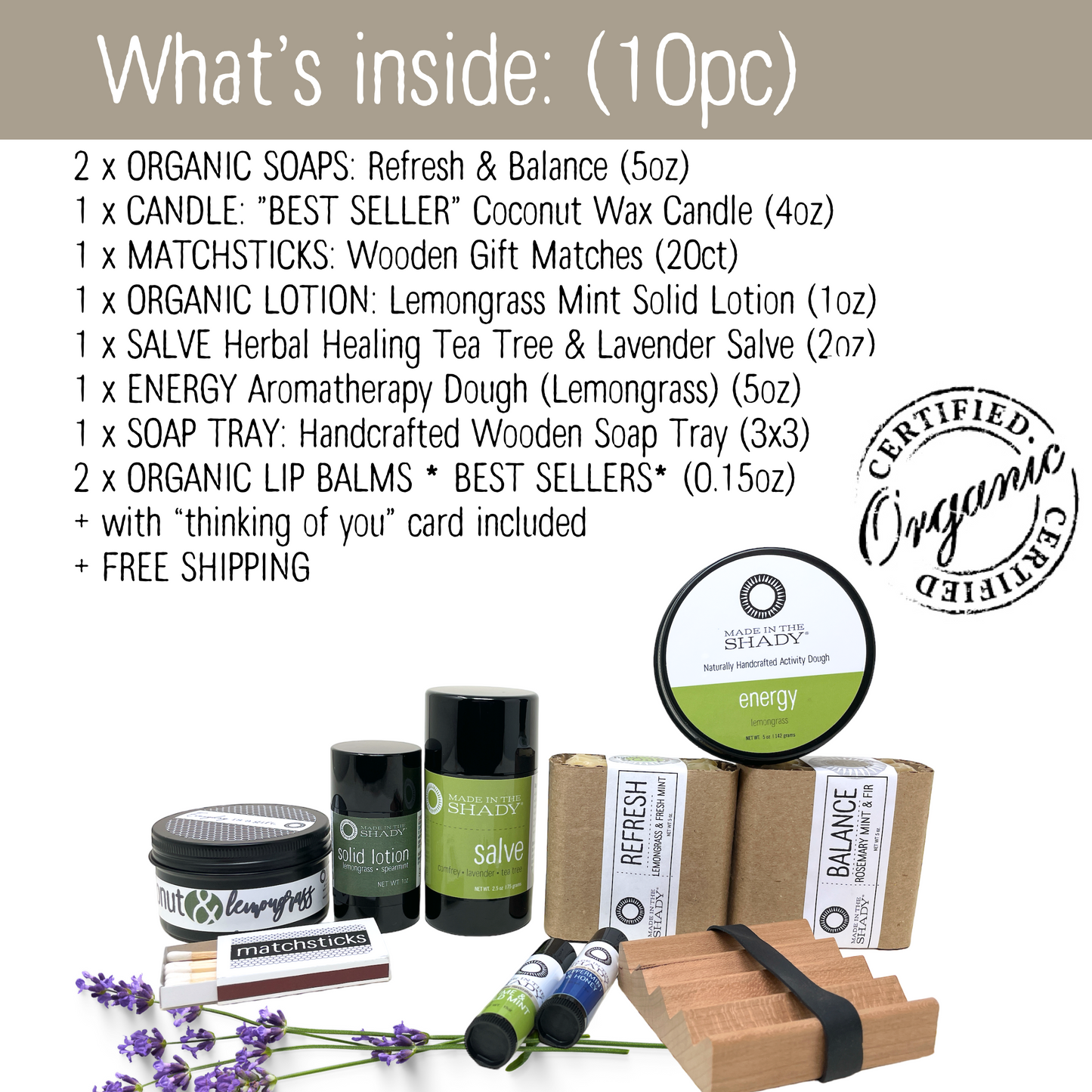 Pick Me Up • Thinking of You• Variety Gift Bundle (10PC)