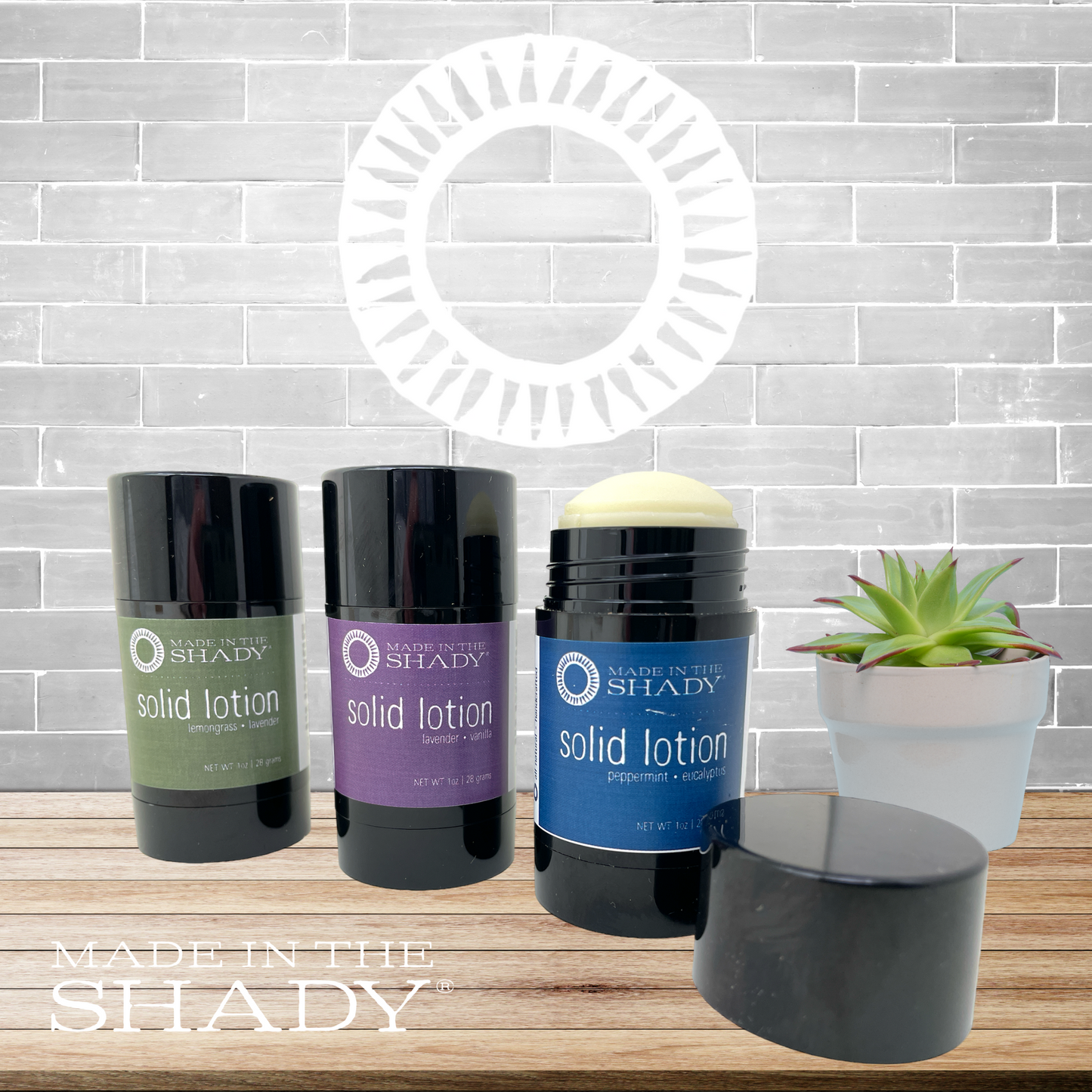 In Shower Solid Lotion Stick (1oz): 2 scents available