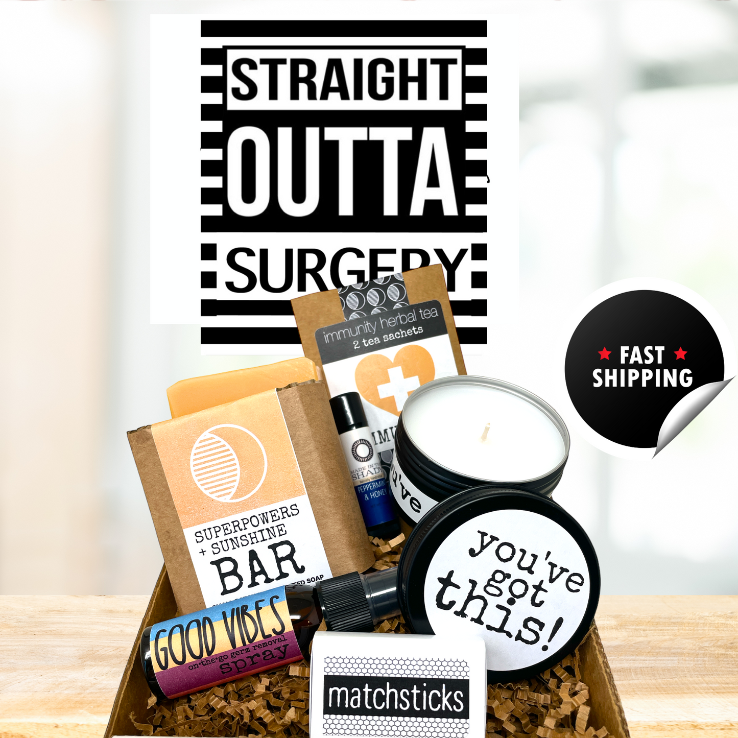 Unisex Get Well Surgery Care Package
