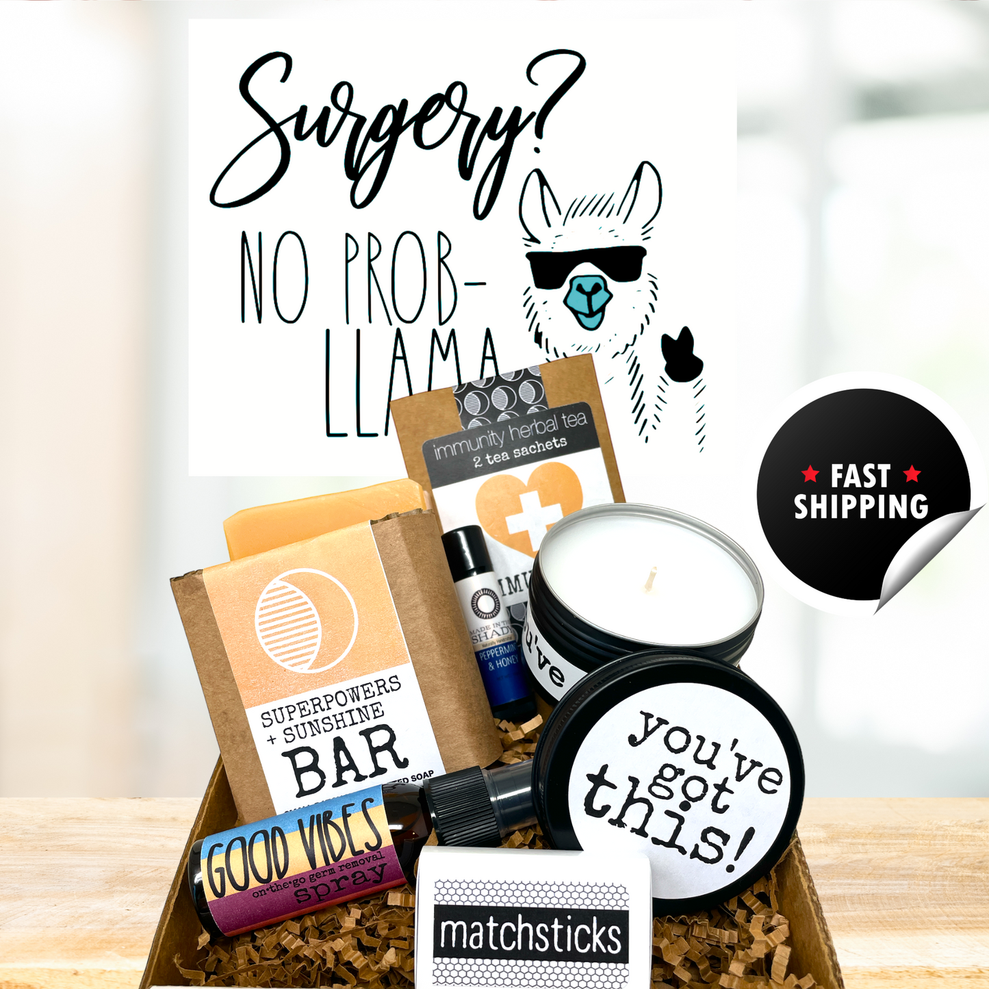 Unisex Get Well Surgery Care Package