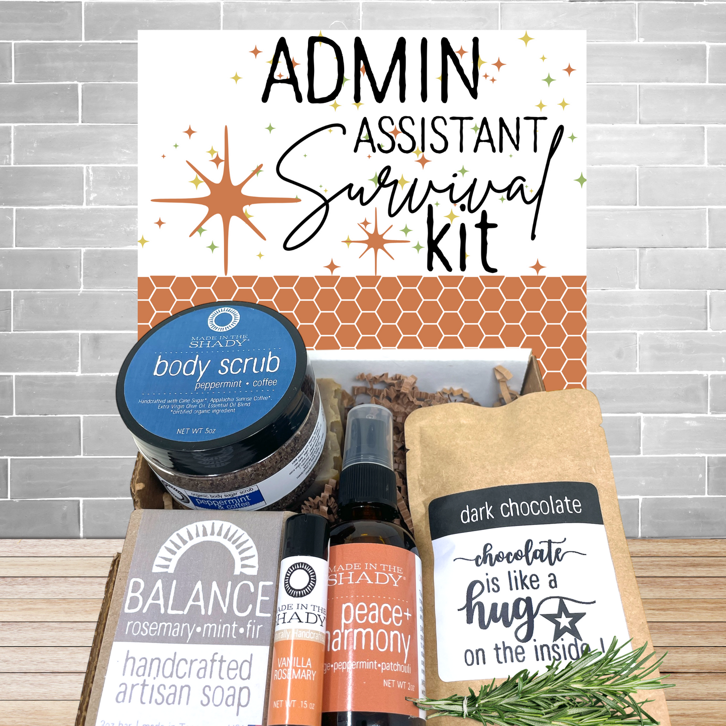 Admin Assistant Pamper Gift – Appreciation, Retirement, or Admin Week • WRAPPED