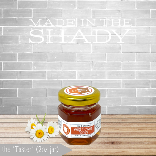 Raw Honey • Wildflower Honey of the Appalachian Mountains | 2oz gift add on sample jar