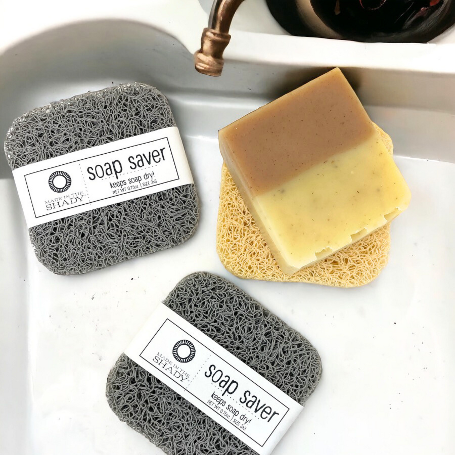 Soap Saver• Soap Lift • Soap Riser Pad (3x3)