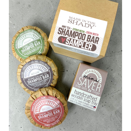 SHAMPOO BARS for all hair types • 3 to choose from • all natural