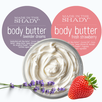 8oz Whipped Body Butter – Organic Shea & Cocoa Butter | Seasonal Winter Moisturizer