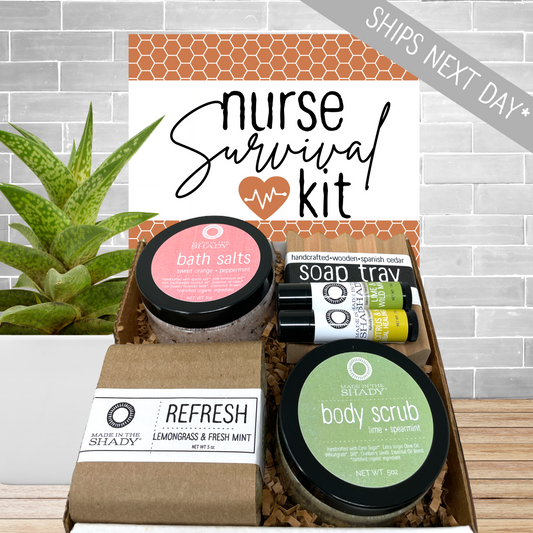 Nurse Survival Kit: Relaxation and Appreciation Gift Box (6pc)