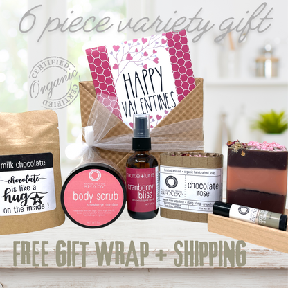 Customizable Valentines Day Gift Care Package • FREE Gift Wrapping