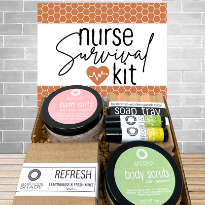 Nurse Survival Kit: Relaxation and Appreciation Gift Box (6pc)