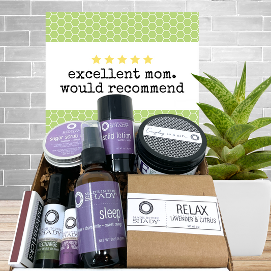 5 Stars Mom•Mothers Day Recharge•Relax•Sleep Gift Box (8PC)