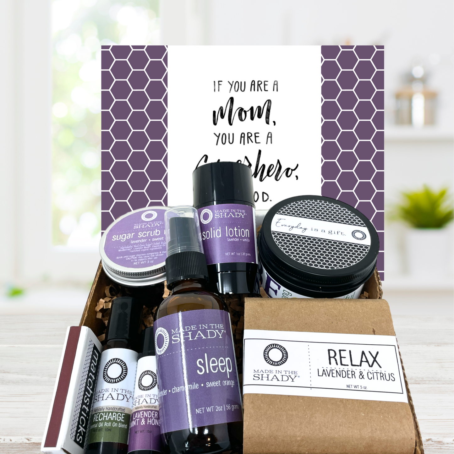 Rest and Relaxation Gift Care Package for Mother (8PC)