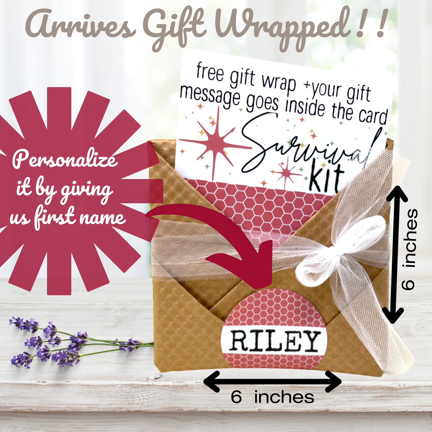 Graduation Survival Kit Care Package•  WRAPPED