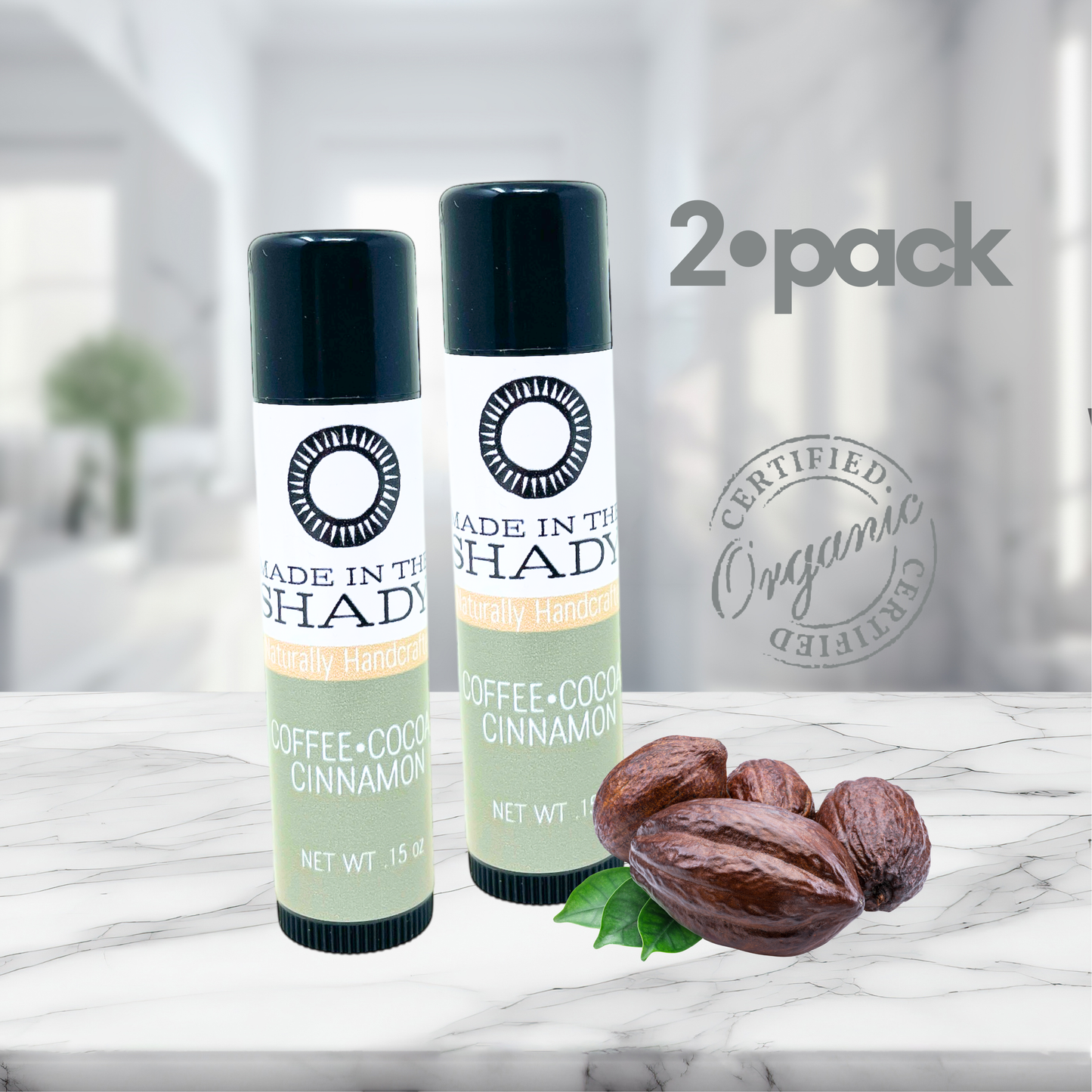 Coffee Lovers Lip Balm: 2 Pack