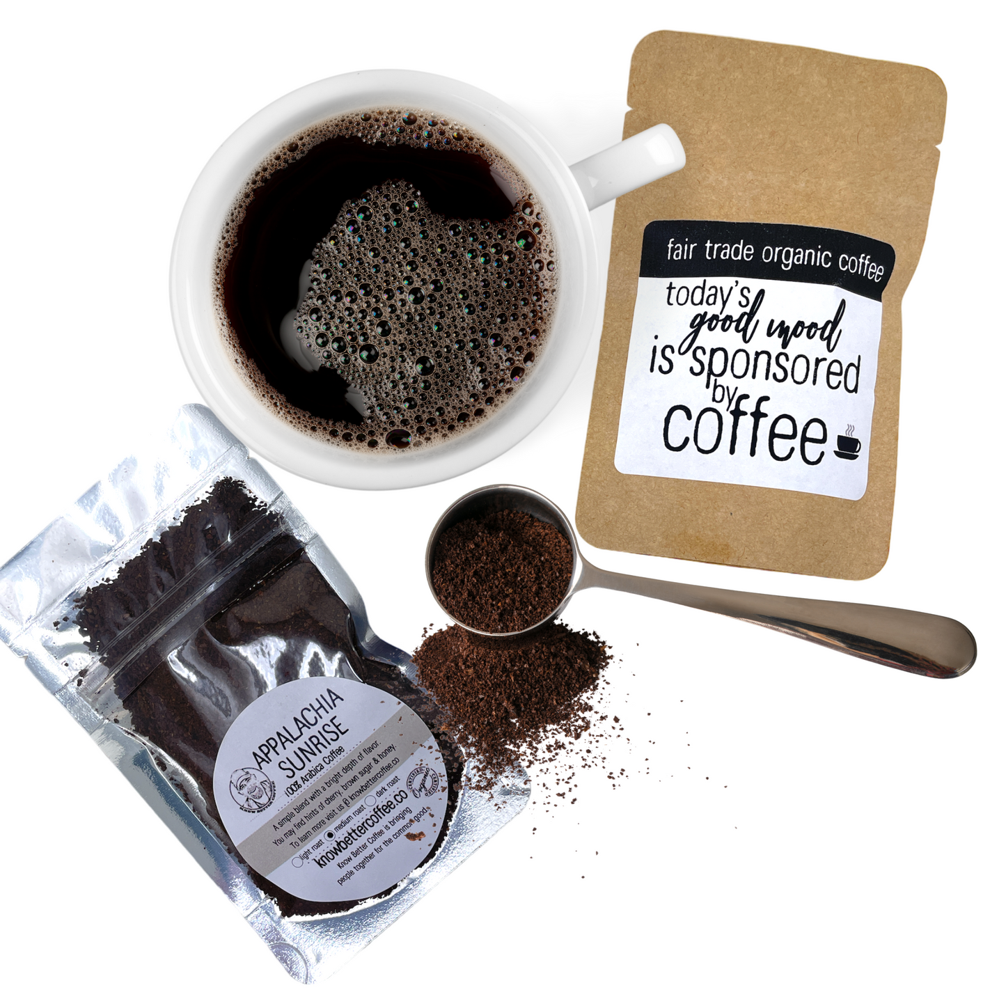 Appalachia Sunrise Blend Organic Coffee Packet: Todays Good Mood....( 0.8 ounce)