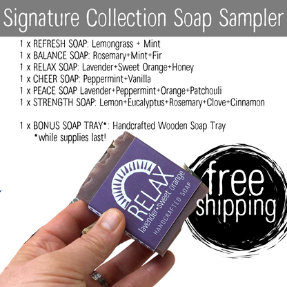 Signature Best Sellers Soap Sampler Gift Set (7PC)