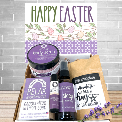 Happy Easter Lavender All Natural Adult Care Package (4 Scents to pick from)