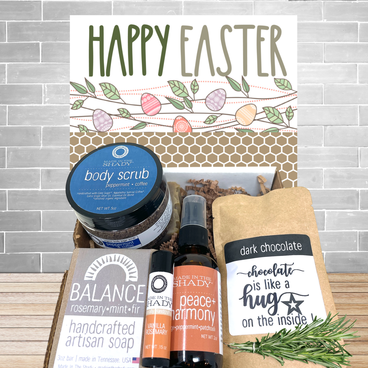 Happy Easter Lavender All Natural Adult Care Package (4 Scents to pick from)