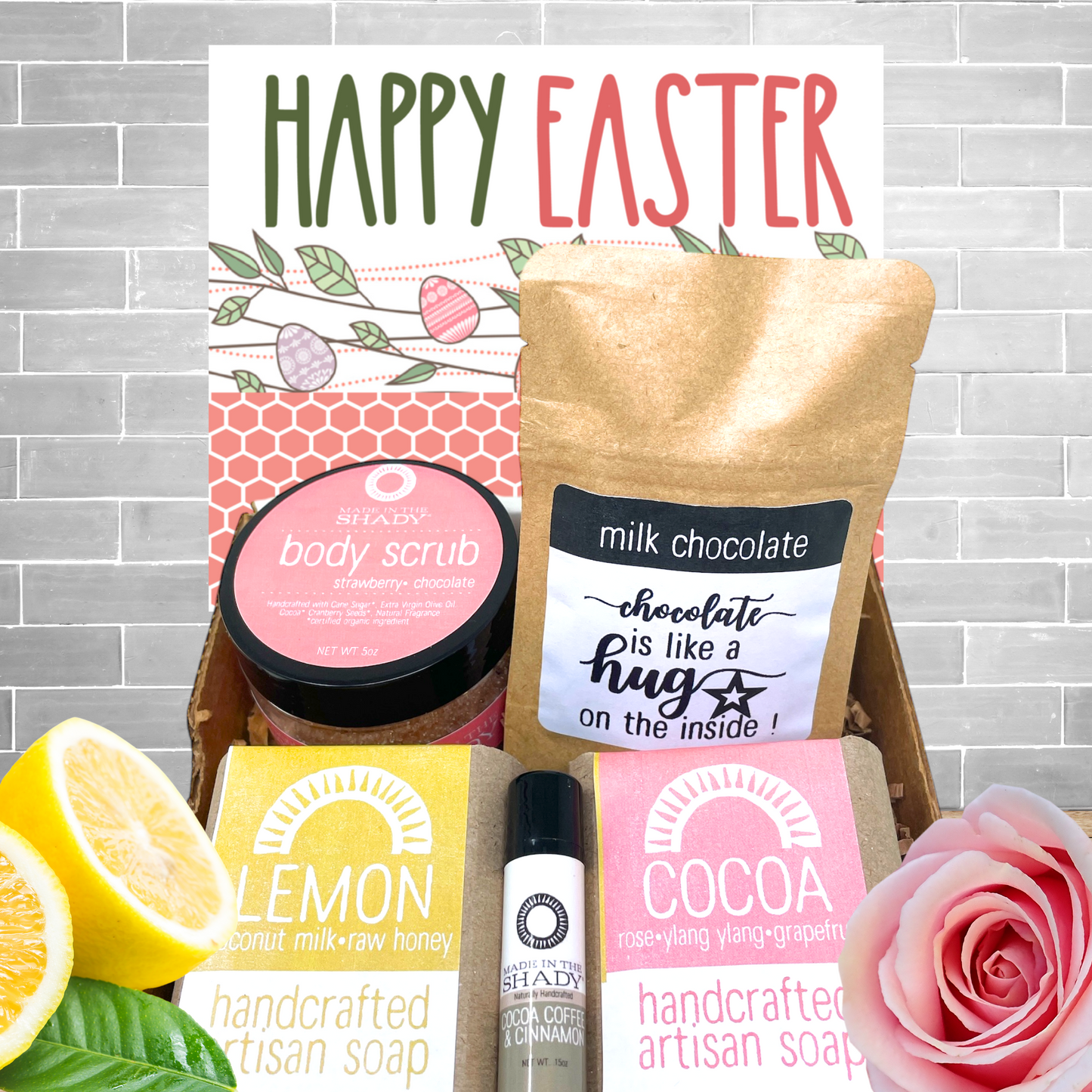 Happy Easter Lavender All Natural Adult Care Package (4 Scents to pick from)