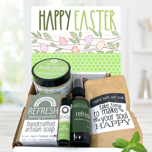 Lemongrass Self-Care Easter Box – Natural Spa & Wellness Gift