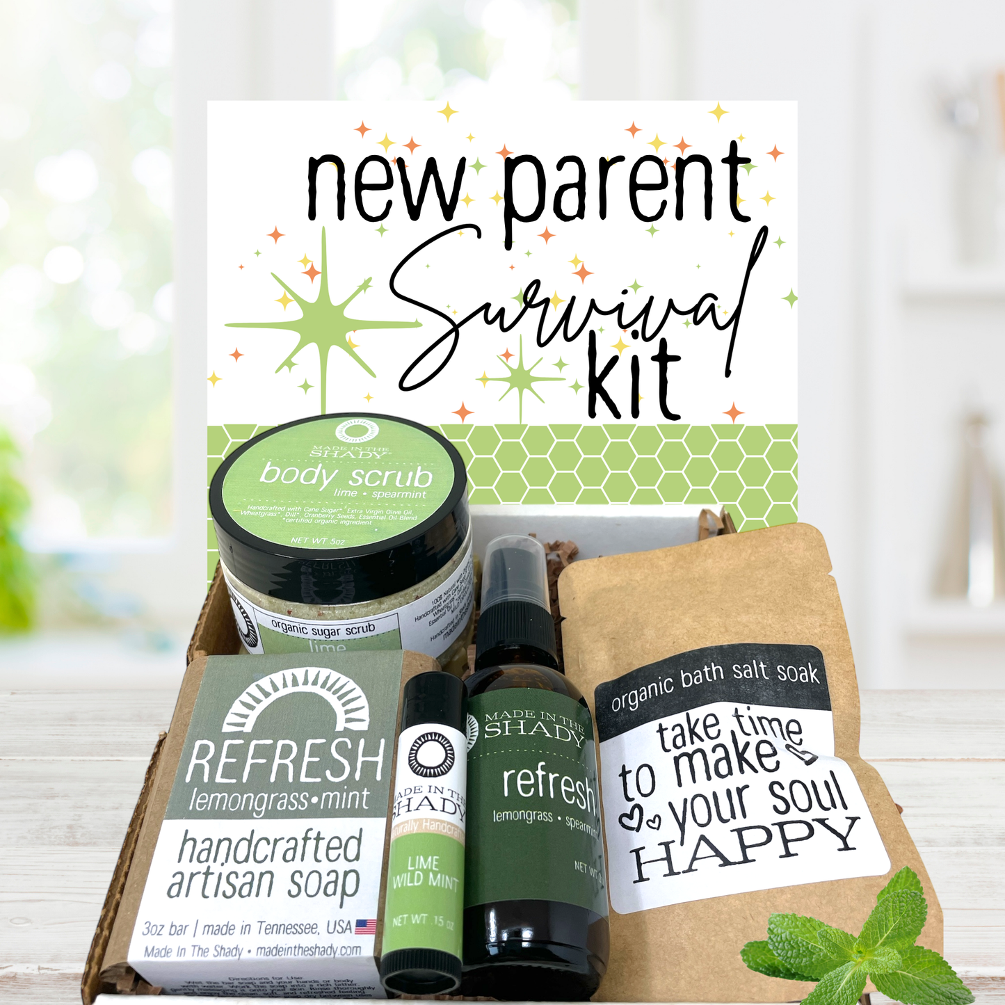 New Parent Survival Kit - Gift Wrapped (5pc)